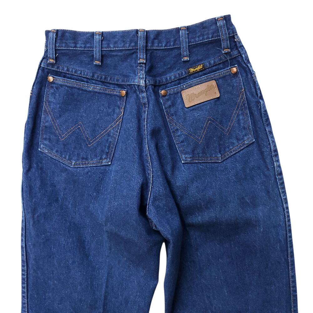 Vintage Wrangler High Waist Blue Jeans Cowboy Cut USA 13MWZMR Women's Sz 12x32 - Picture 6 of 11